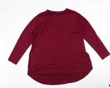 Womens UK Size M SheIn Red Pullover Sweatshirt