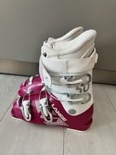 Lange Starlet Ski Boots Girls Youth 22.5 Mondo Pink White 4 Buckle BSL 268mm