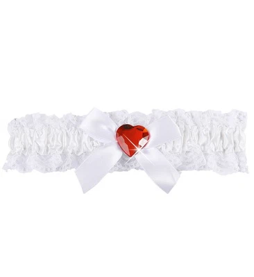 Strumpfband mit Herz Widmann Kostüm Krankenschwester Accessoire Fasching