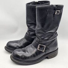Carolina Model 115 Steel Toe Engineer Motorcycle Boots Womens Sz 6.5 Made In USA