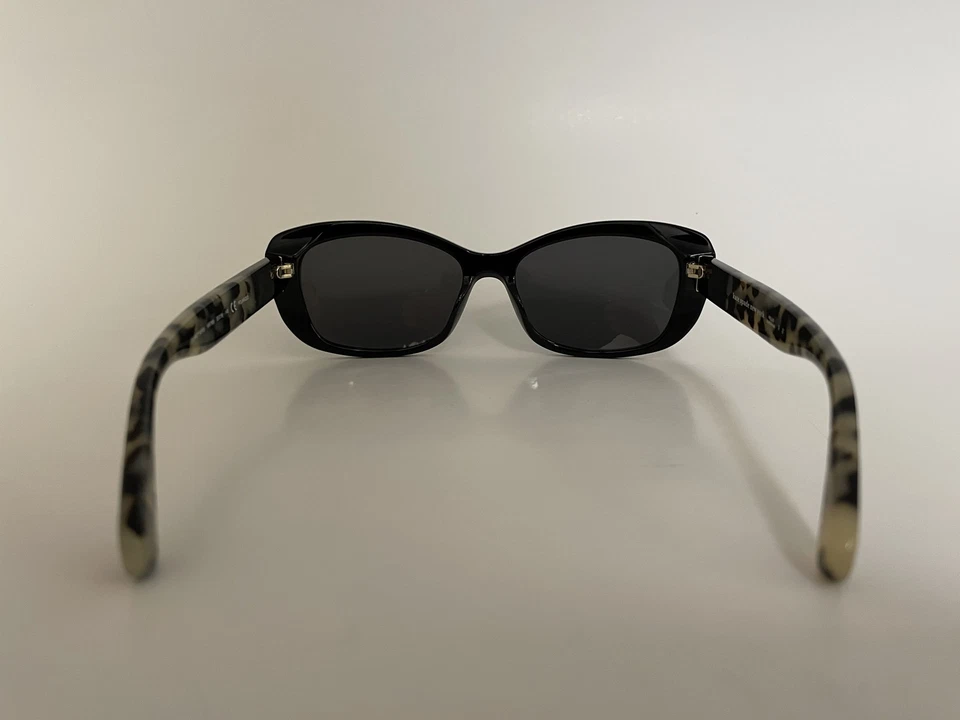 Authentic Kate Spade CLARETTA/PS WR7M9 Blk Plastic Butterfly Sunglasses Gry Lens - Image 4 of 4