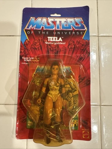 MOTU, Teela, Masters of the Universe, MOC, carded, figure, He-Man, 1983, vintage