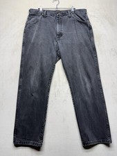 Wrangler Cowboy Cut Jeans Mens 36x30 Black 13MWZWK Original Fit Western Workwear