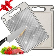 Titanium Cutting Board Double-Sided Titanium Chopping Boards for Kitchen Camping