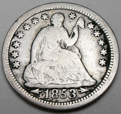 1853 'Arrows' Seated Liberty Half Dime