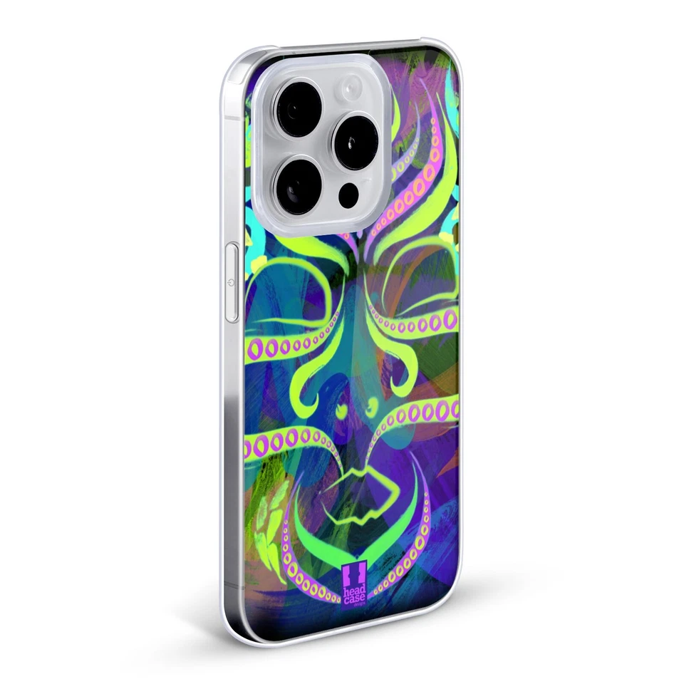 FUNDA TRASERA RÍGIDA HEAD CASE DESIGNS PATRONES NEÓN PARA TELÉFONOS APPLE iPHONE Foto 2 de 4