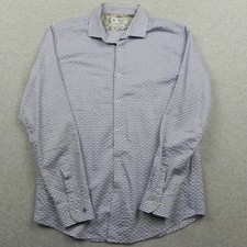 Penguin Shirt Mens 15.5 34/35 Heritage Slim Fit Stretch Button Up Long Sleeve
