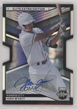2023 Panini Elite Extra Edition Signatures Die-Cut 188/399 Hiro Wyatt Auto 1eh5
