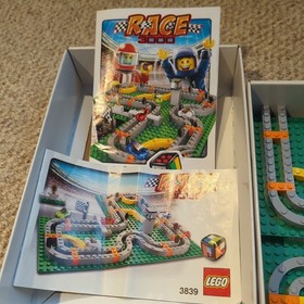 LEGO Race 3000  Car Racing Board Game #3839 2009 Complete Box Manual