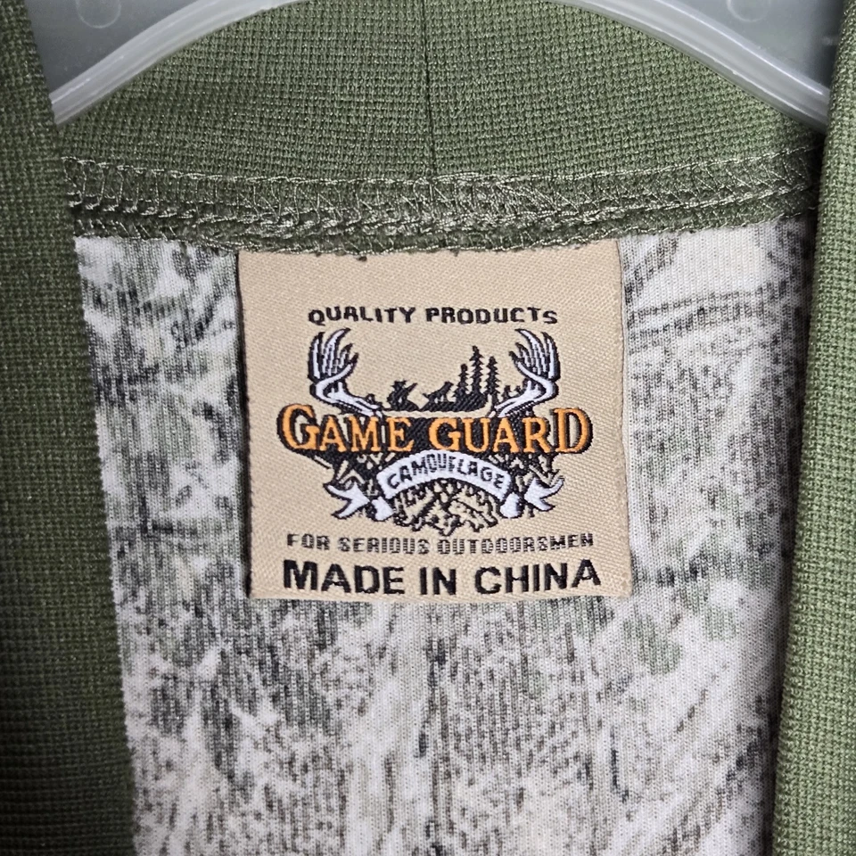 Game Guard Desert Camo Long Sleeve Shirt Men's XL - Mock Neck Lightweight - Nice - Image 3 of 4