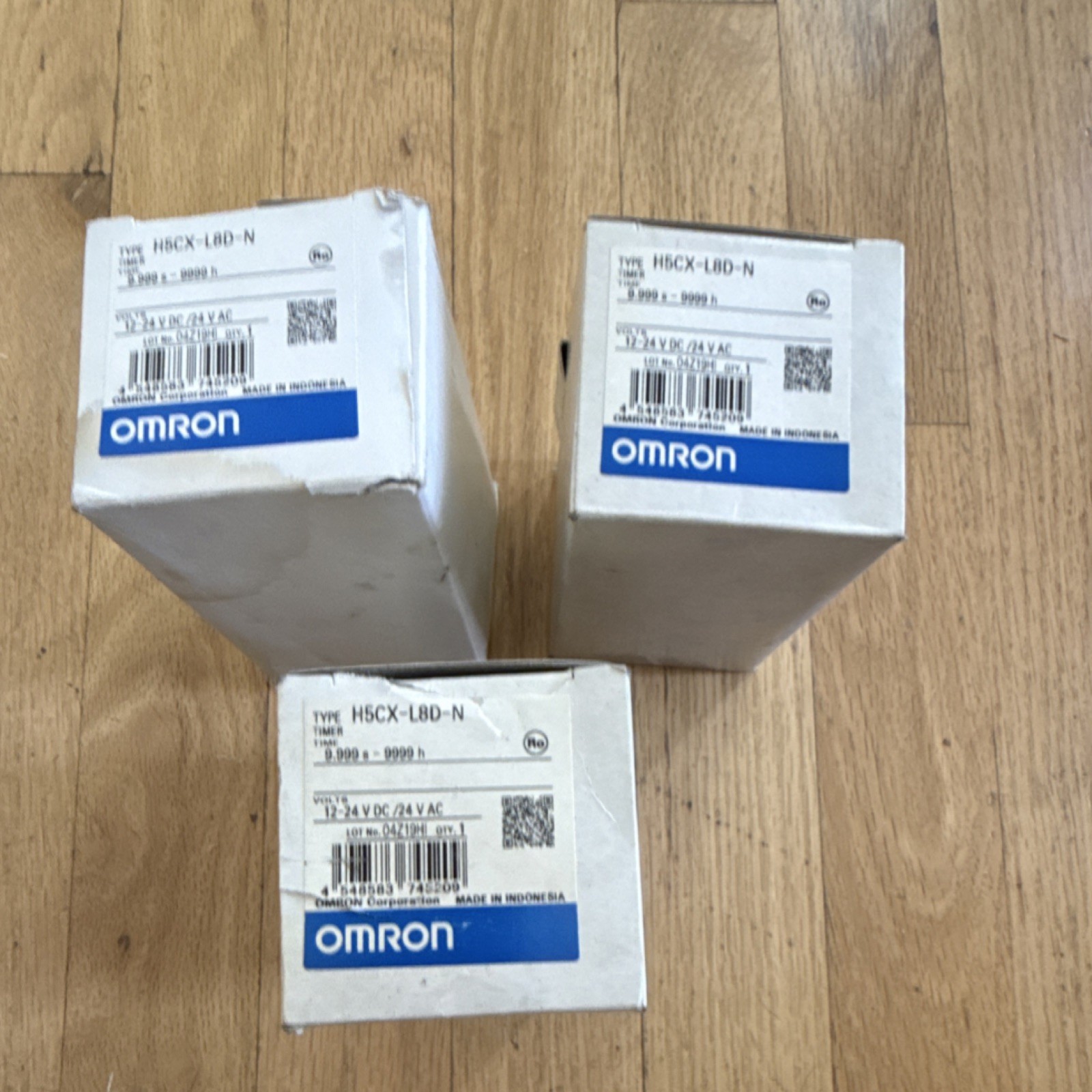 Omron H5CX-L8D-N H5CX Digital Timer Module 12-24VDC/24VAC 0.001s-9999h