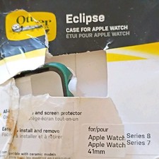 OtterBox Eclipse Green Case for Apple Watch Series 7/8 41mm Screen Protector