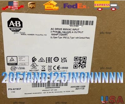 Allen-Bradley 20F1AND125JN0NNNNN PowerFlex Air Cooled 753 AC Drive