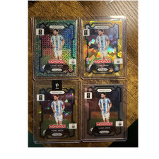 Panini Monopoly Prizm FIFA WC 26 Lionel Messi Argentina Card Lot Hat Trick, Gold