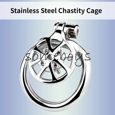 Male Chastity Cage Sissy Stainless Steel Cage Chastity Device Training Restraint