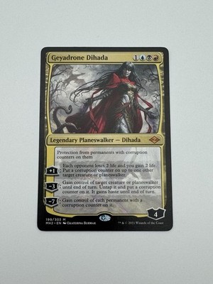 Geyadrone Dihada NM Planeswalker Modern Horizons 2 MH2 Magic The Gathering MTG