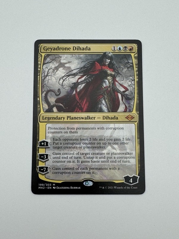 Geyadrone Dihada NM Planeswalker Modern Horizons 2 MH2 Magic The Gathering MTG