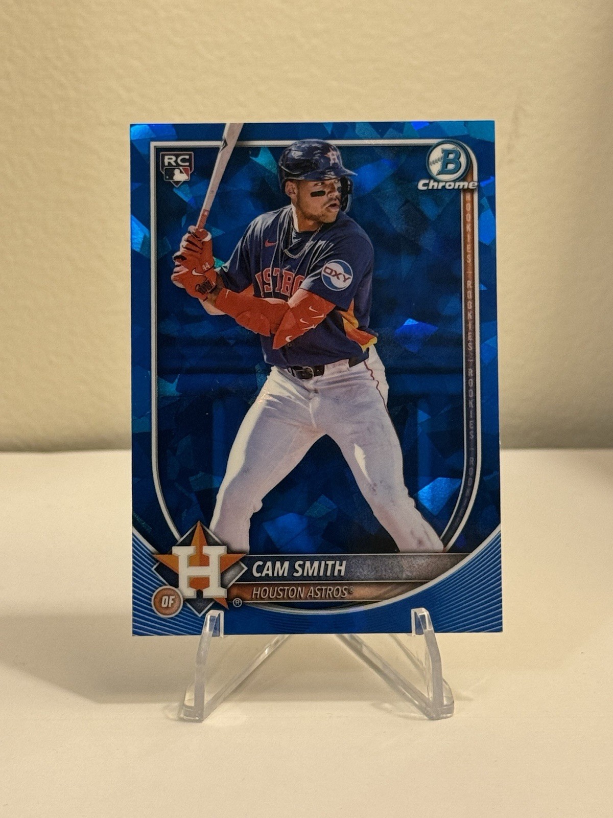 2025 Bowman Chrome Sapphire Edition CAM SMITH Rookie Card #77 (RC) ASTROS
