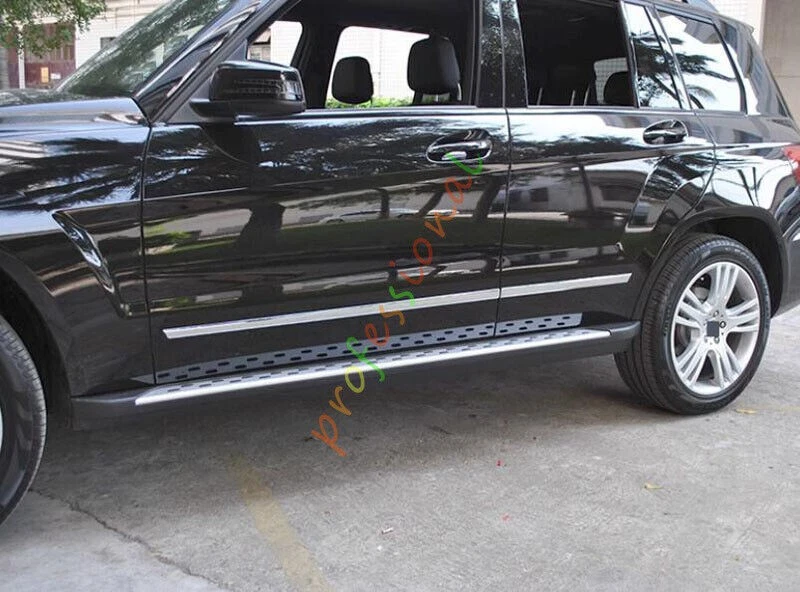 4X Para Mercedes-Benz ML ML63 AMG Carrocería Plateada Molduras Laterales Tira Borde Puerta Foto 4 de 4