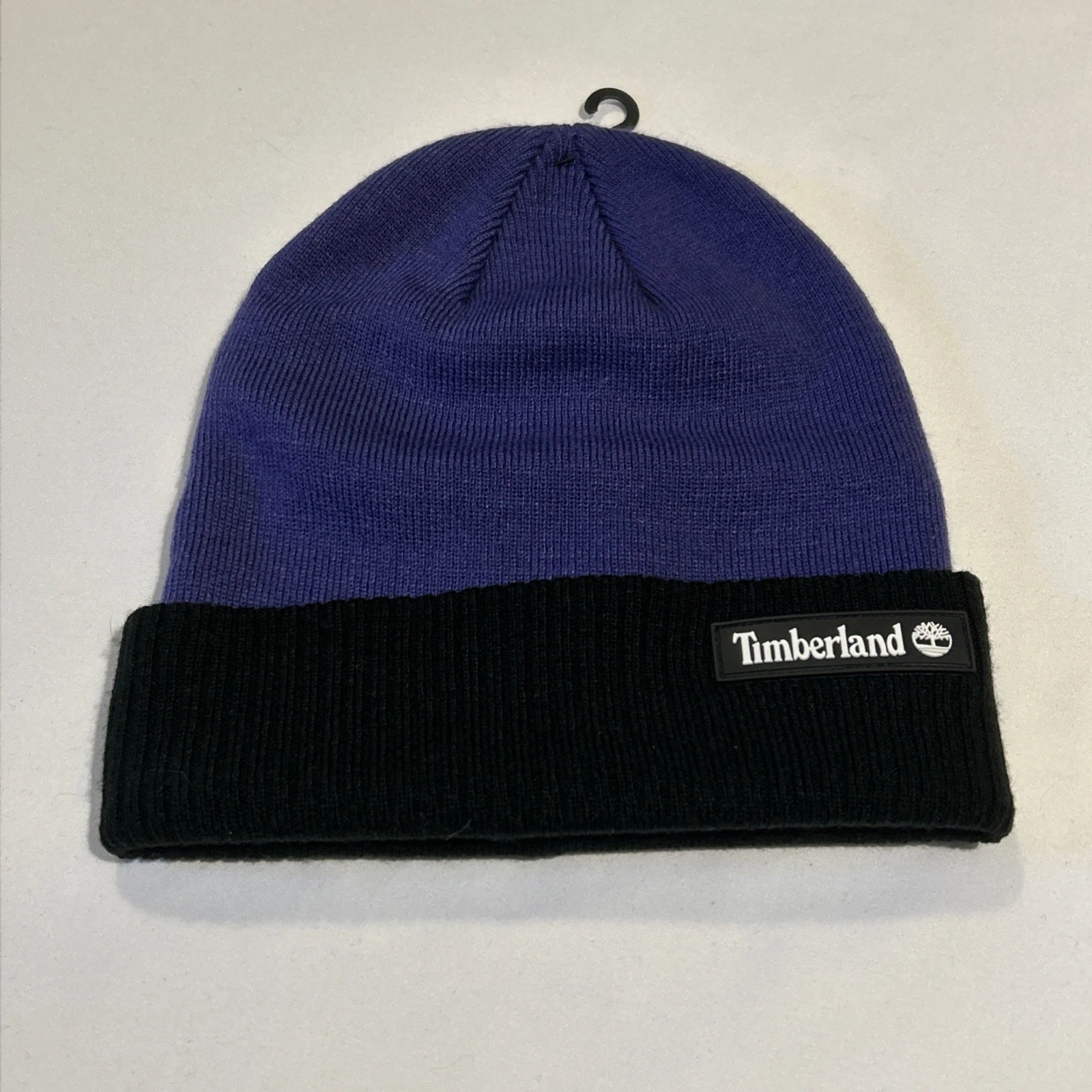NEW Timberland Beanie Winter Hat. Purple And Black. New With Tags. Adult Size.