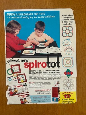 Vintage Kenner's Spirotot Demonstrator's Information