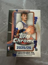 2025-26 TOPPS CHROME VALUE BLASTER BOX (28 Cards) NBA Basketball Brand New QTY