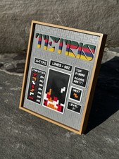 Retro Tetris 3D Printed Diorama – Stack up nostalgia—one block at a time!