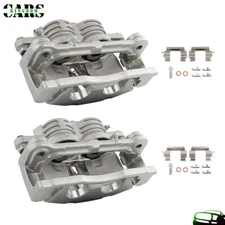 For 03-05 Chevrolet SSR 02-05 GMC Envoy XL Pair Front Brake Calipers w/ Bracket
