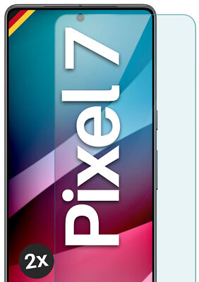 2x Echt Glas für Google Pixel 7 Panzerfolie HD Hartglas Premium Displayschutz