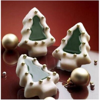 Schimmel, Form 8 Setzlinge Weihnachten, Marke Silikomart, Original, für Süße Und
