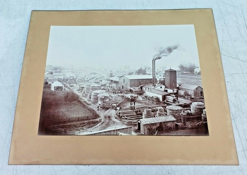 Aerial Photo Kiel Woodenware Co Wi Schubert Bros Photography Chilton c1895 - Picture 3 of 12