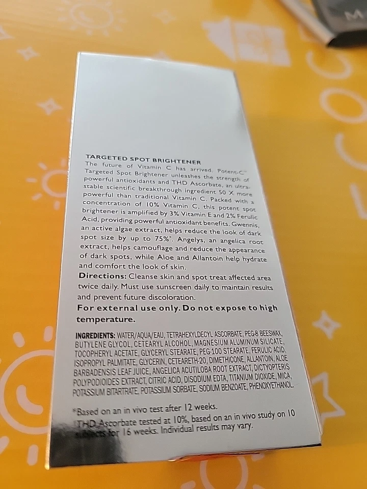 Peter Thomas Roth Potent-C Vitamin Targeted Spot Brightener 15ML Skin Care- NEW - Image 4 of 4