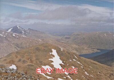 FOTO BLICK NACH NORDEN VOM GIPFEL DES CREAG MHòR AUFBLICK ENTLANG DES MAHLS TIONAIL HINUNTER NACH