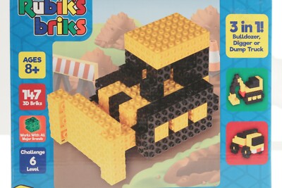 Rubik's Briks Construction Set 147 Pc From the Cube People NIB Compatible w