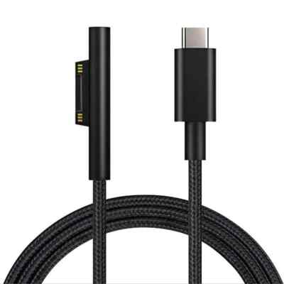 USB Typ-C PD Ladekabel für Microsoft Surface Pro/Go 4 5 6 7 8 | 1,8 m | 15V 3A