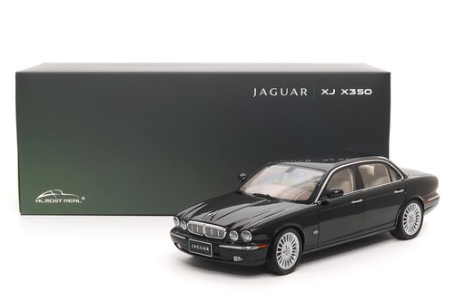 Almost Real AR Jaguar XJ6 X350 1/18 Model Car Black/Green - Picture 5 of 6