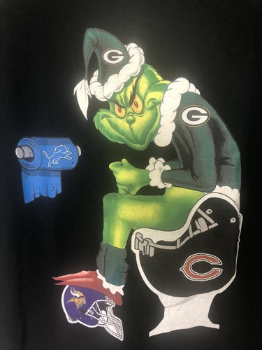 Green Bay Packers Grinch Football T 