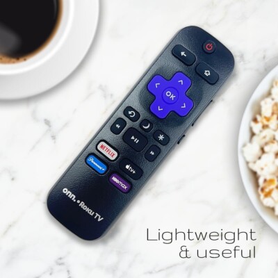 Ron221⭐︎ IR Remote Control for Onn Roku TV 100012589 / 3026000066