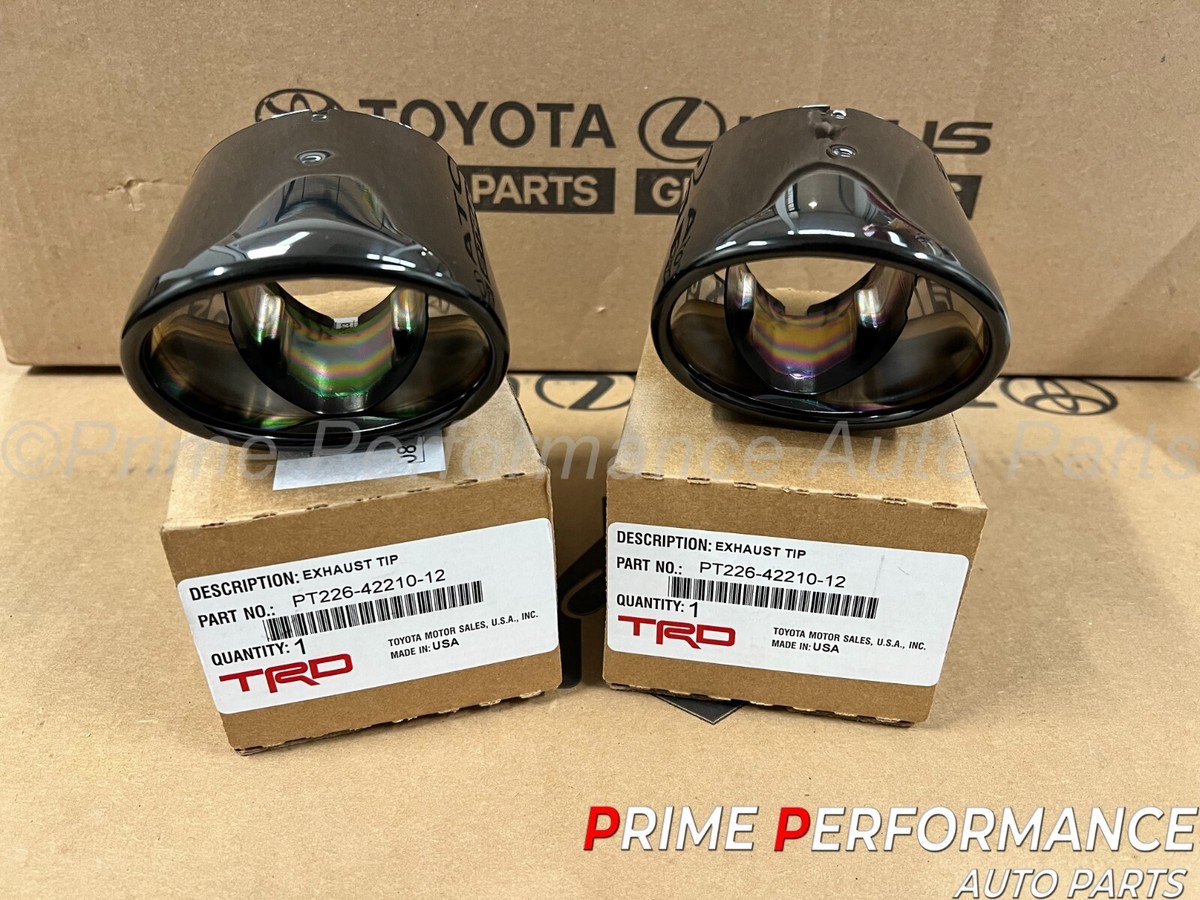 Toyota RAV4 2019-2025 Black Chrome Exhaust Tip Set of 2 PT226