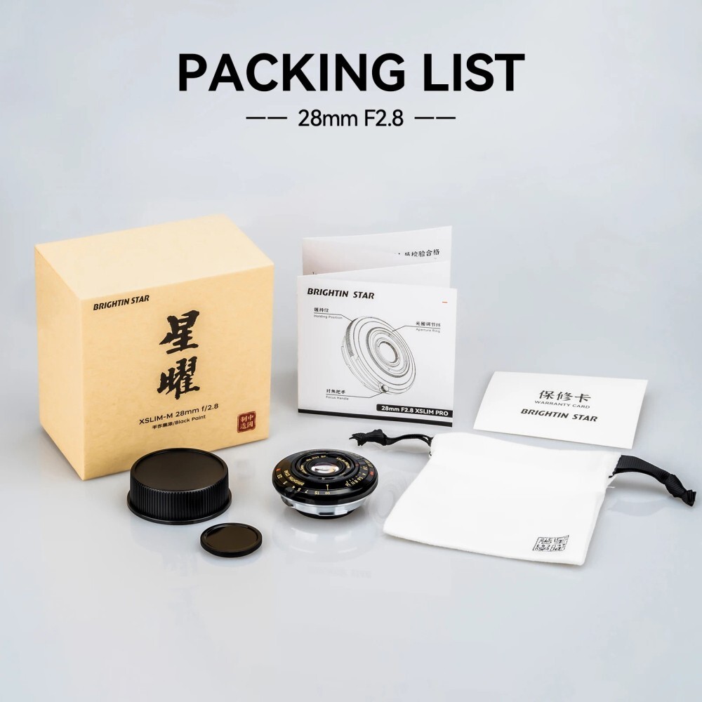 Brightin Star 28mm F2.8 Full Frame Portrait Lens for Leica M Brightin Star 28mm F2.8 Full Frame Portrait Lens for Leica M