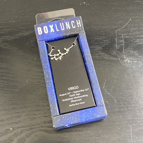 Boxlunch Virgo Zodiac Sign Constellation Sterling Silver Plated
