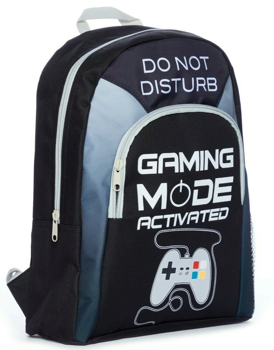 Do Not Disturb Gaming Mode Activated School Bag Kids Boys Gamer Backpack