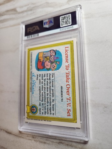1985 Garbage Pail Kids #30b Graffiti Petey Glossy PSA 9(ST) GPK OS1 Sticker Card - Picture 5 of 6