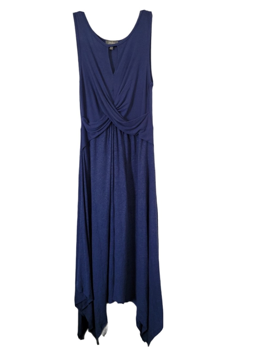 neiman marcus blue dress Cattiva Neiman Marcus Blue Lace Floral Sheath Midi Dress Crew Neck Size 6