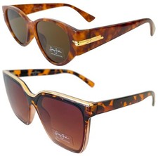 2 New Pairs Sean John Shades Modern Brown Tortoise  Gold Bold Frame Sunglasses