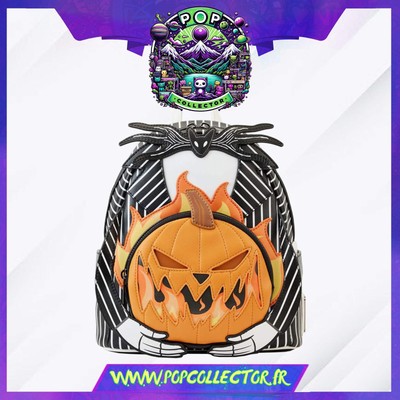 Loungefly The Nightmare Before Christmas Jack Skellington Light Up Pumpkin Head