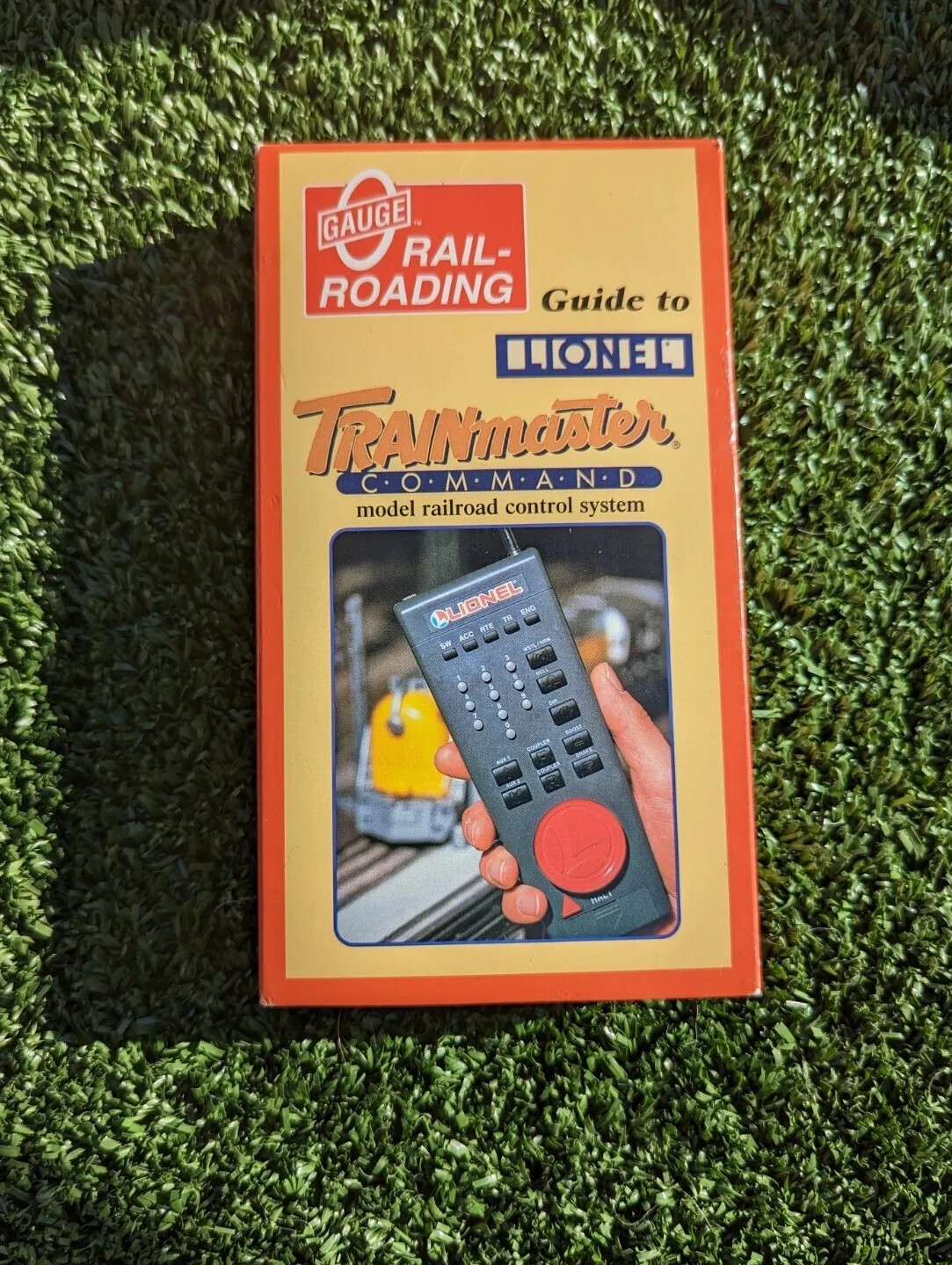 Train VHS Gauge Rail Roading Guide to Lionel Trainmaster Command Control  1996 R
