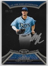 2013 13 TOPPS TIER ONE WIL MYERS ON THE RISE SILVER AUTO SIGNATURE 9/10