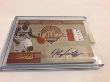 #3/10 (ONLY 10) 2010-11 TIMELESSS TREASURES AUTO PRIME JERSEY JORDAN CRAWFORD