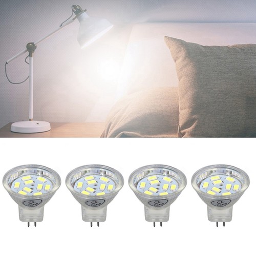 Cold White Light 4Pcs MR11 LED Bulb 3W 300lm Bulb With 9 Beads Double Pin - Picture 8 of 12